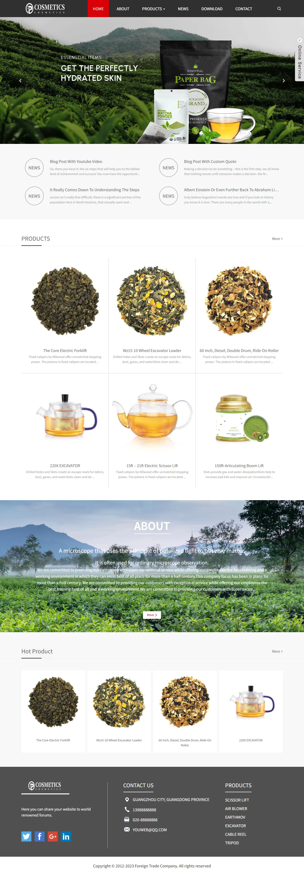 茶叶茶具外贸独立站 预览