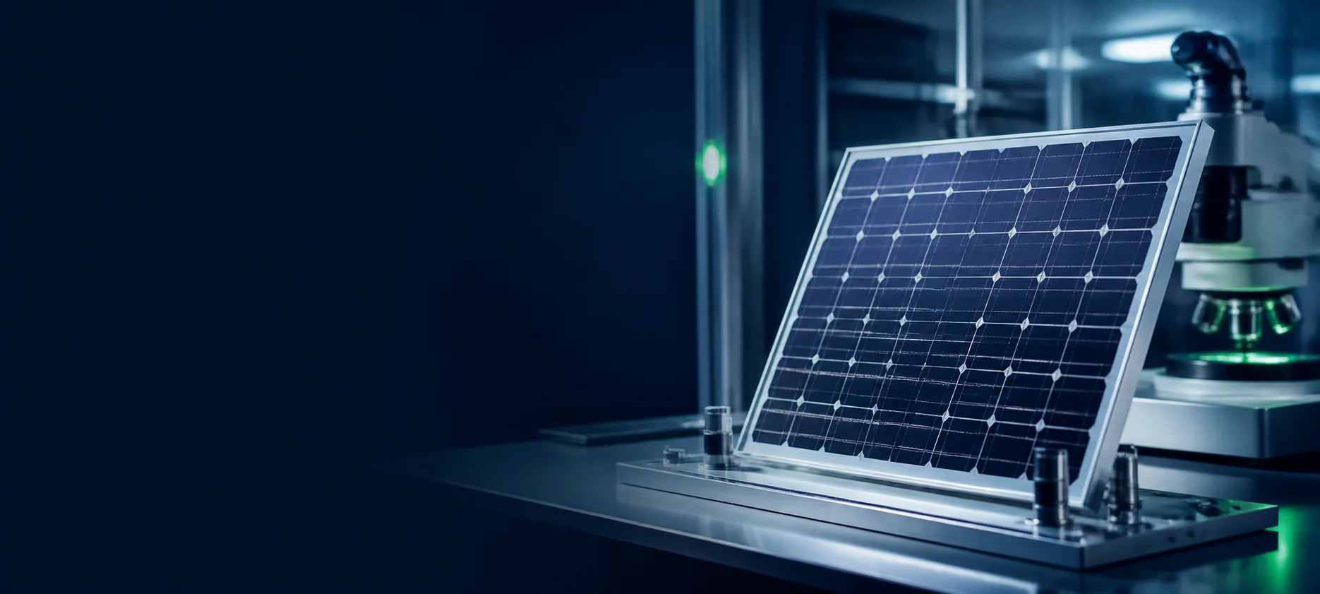 Solar module in an advanced research laboratory
