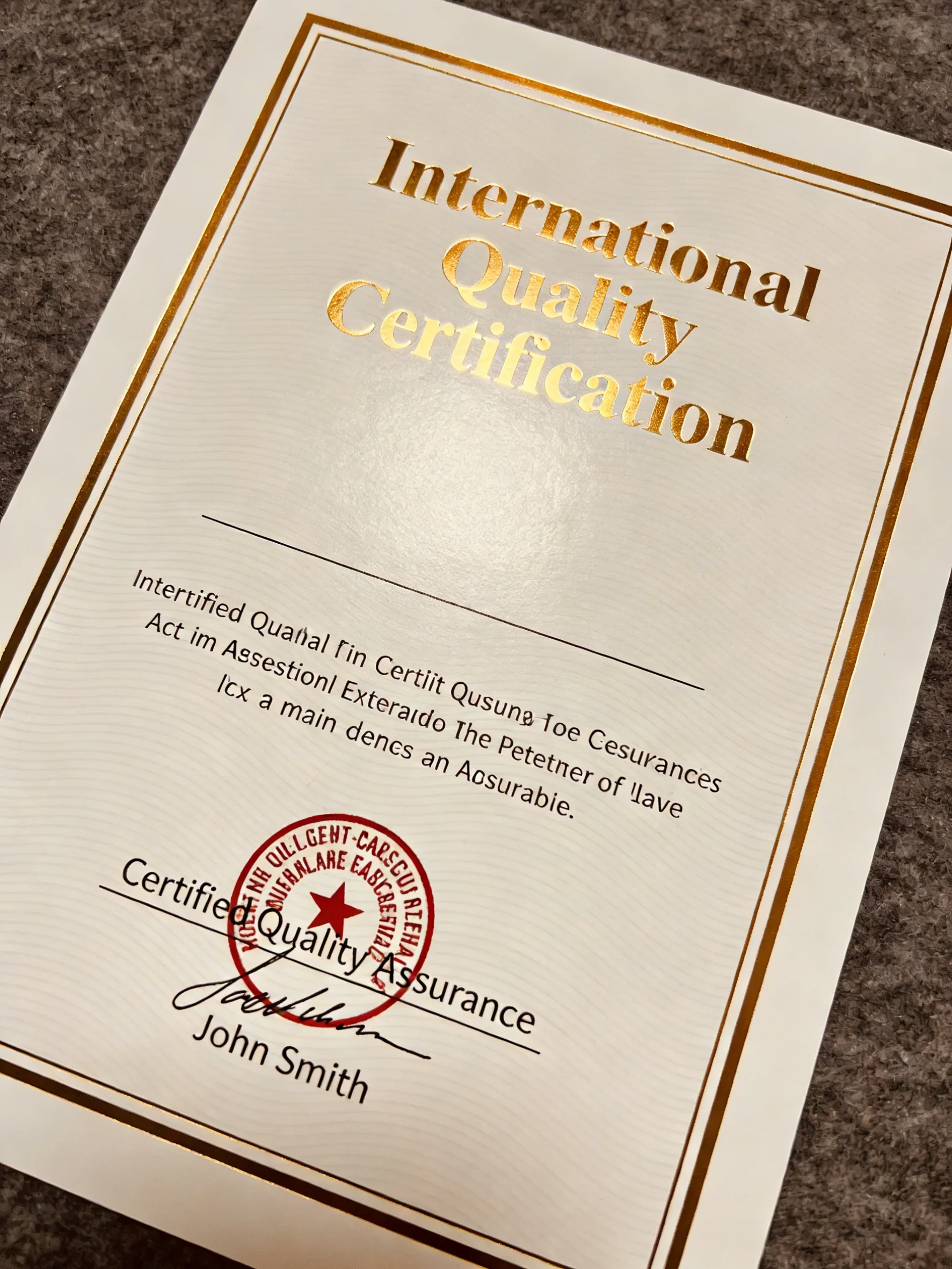 Certificate of Completion