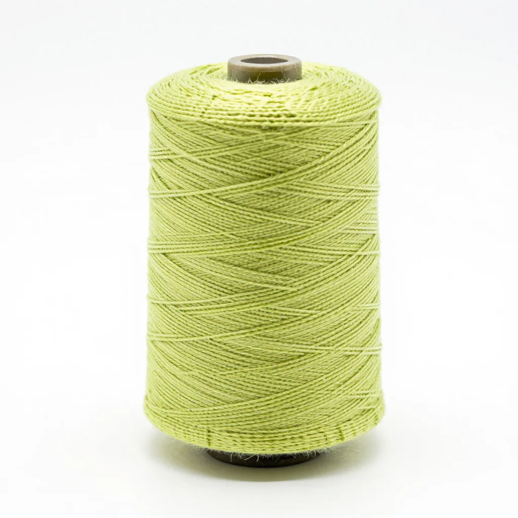 Lime yarn cone