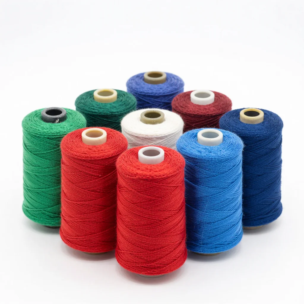 Multicolor yarn cones