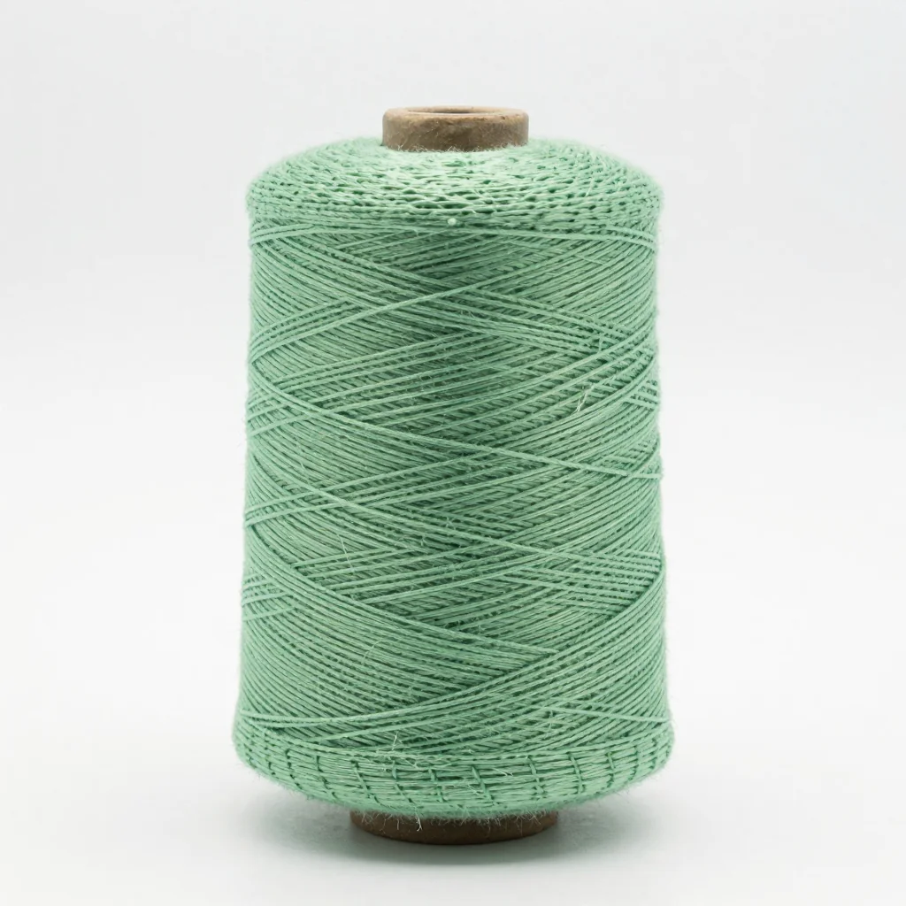Green yarn cone